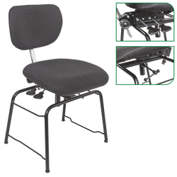 ZMC Ork-1K BL - orchestrální stolička COMFORT, výškově nastavitelná, černý potah