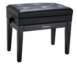 ROLAND RPB-400BK - klavírní stolička, černý mat, vinylový sedák