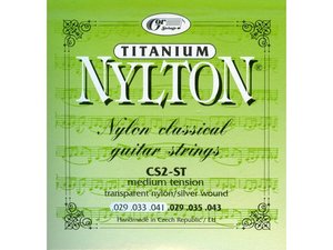 GORSTRING Nylton CS2-ST Titanium sada strun na klasickou kytaru - nylon, .029 -.043