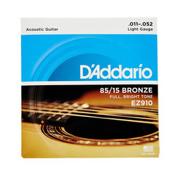 D'ADDARIO EZ910 - sada strun .011 pro akustickou kytaru - kov