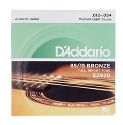 D'ADDARIO EZ920 - sada strun pro akustickou kytaru - kov