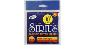 Gorstrings SIRIUS S-350+E1 - sada strun na akustickou kytaru .010 - .043