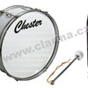 GEWA Pure - Junior Bass Drum Basix, 22" x 07", popruhy, paličky, bílý