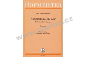 Hofmeister Hoffmeister, Franz Anton - Konzert Nr.3 D - Dur