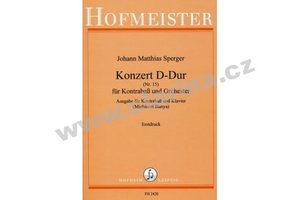 Hofmeister Sperger Johann Mathias - Konzert Nr.15 D - Dur