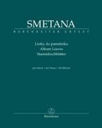 Editio Bärenreiter Smetana Bedřich Lístky do památníku