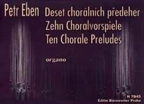 Editio Bärenreiter Eben Petr Deset chorálních předeher