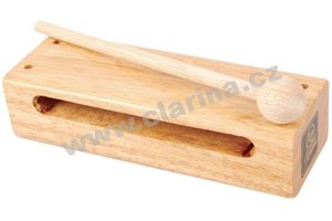 Latin Percussion Woodblock, Aspire® Wood Block with Striker - Large
