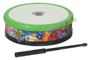 Latin Percussion Dětský bubínek s plastovým ráfkem, LP RhythMix® Frame Drum with Drumstick