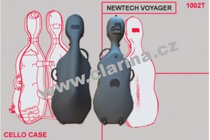 BAM Cases Newtech - pouzdro pro violoncello, černé, modré, mint, případně terakota